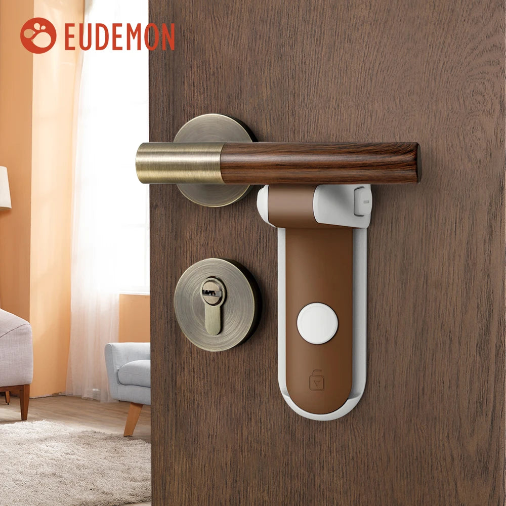SecureGuard™ Door Lever Lock security – Child, Pet & Home Hotel Safety bad person