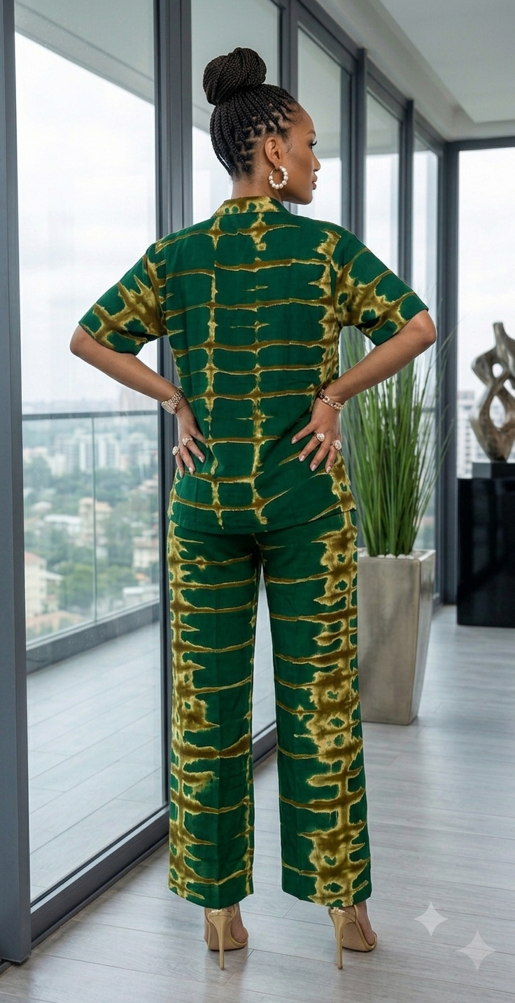 Ensemble Élégance Africaine – Ensemble Fluide Pour Elégante et Moderne