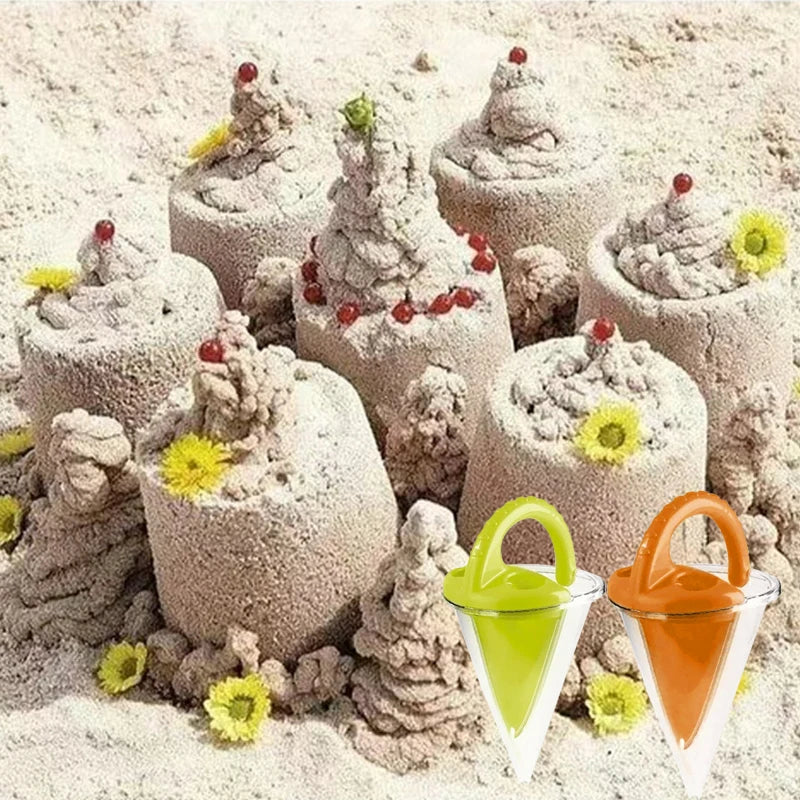 BeachFlow™ Sand Funnel Toy – Creative Sand Waterfall Maker for Kids | Outdoor Beach & Sandbox Fun